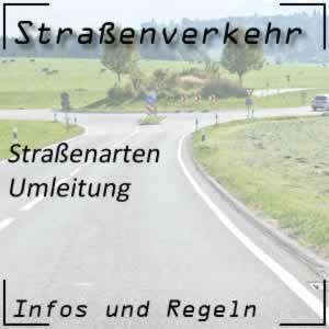 Umleitung im Straßenverkehr