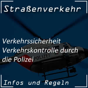 Verkehrskontrolle durch die Polizei