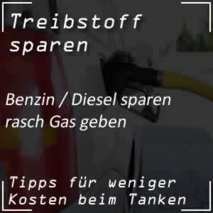 Treibstoff sparen rasch beschleunigen