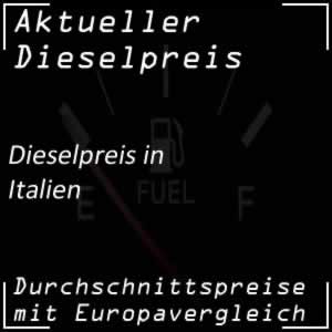 Dieselpreis Italien Preisvergleich mit Europa