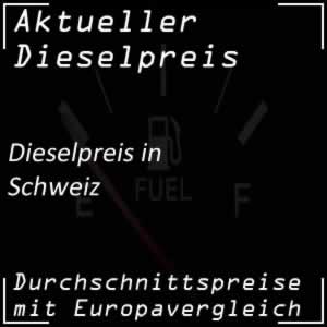 Dieselpreis Schweiz Preisvergleich mit Europa