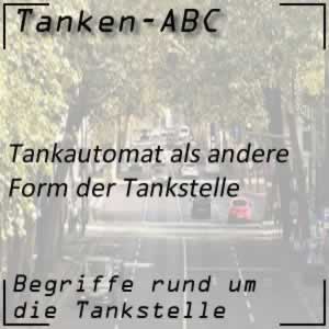 Tankautomat an der Tankstelle