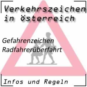 Verkehrszeichen Radfahrerüberfahrt