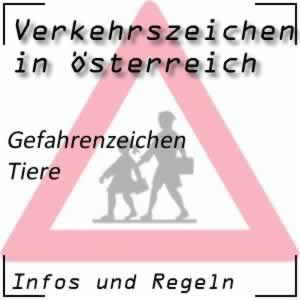 Verkehrszeichen Tiere