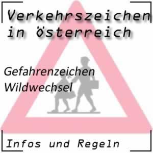 Verkehrszeichen Wildwechsel
