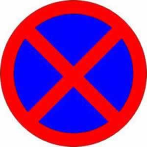 Verkehrszeichen Halten und Parken verboten