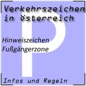 Verkehrszeichen Fußgängerzone