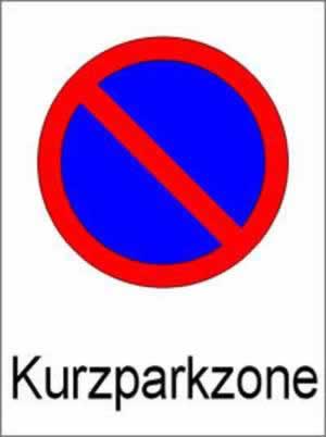 Verkehrszeichen Kurzparkzone