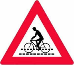 Verkehrszeichen Radfahrerüberfahrt