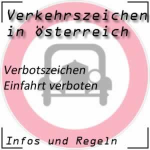 Verkehrszeichen Einfahrt verboten