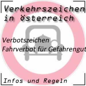 Verkehrszeichen Fahrverbot Gefahrenguttransport