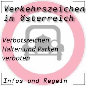 Verkehrszeichen Halten und Parken verboten