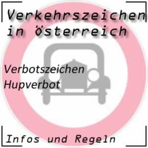 Verkehrszeichen Hupverbot