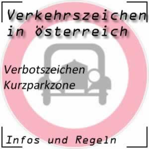 Verkehrszeichen Kurzparkzone