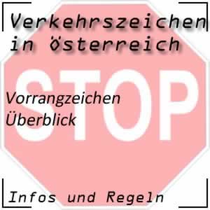 Verkehrszeichen: Vorrangzeichen in Österreich