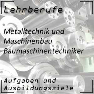 Ausbildung zum Baumaschinentechniker