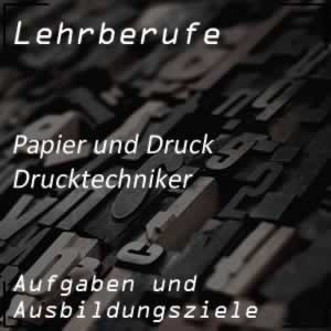 Ausbildung zum Drucktechniker