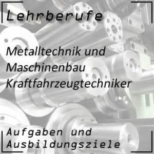 Ausbildung zum Kraftfahrzeugtechniker