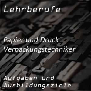 Ausbildung zum Verpackungstechniker