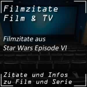 Filmzitate aus Star Wars VI - Die Rückkehr der Jedi-Ritter