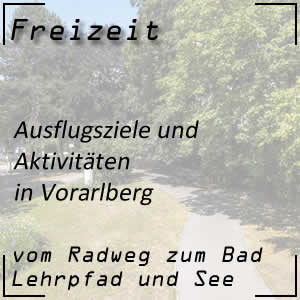Ausflugsziele in Vorarlberg