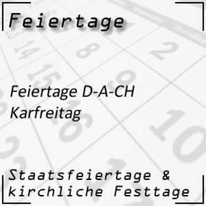 Feiertage Karfreitag Ostern