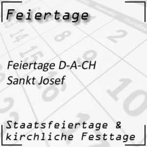 Feiertag Sankt Josef Seppitag