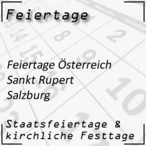 Feiertag Sankt Rupert Salzburg