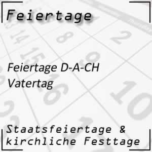 Feiertag Vatertag Männertag