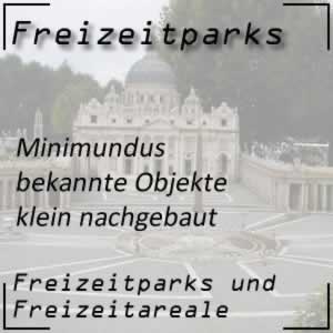 Freizeitpark Minimundus berühmte Bauwerke nachgebaut