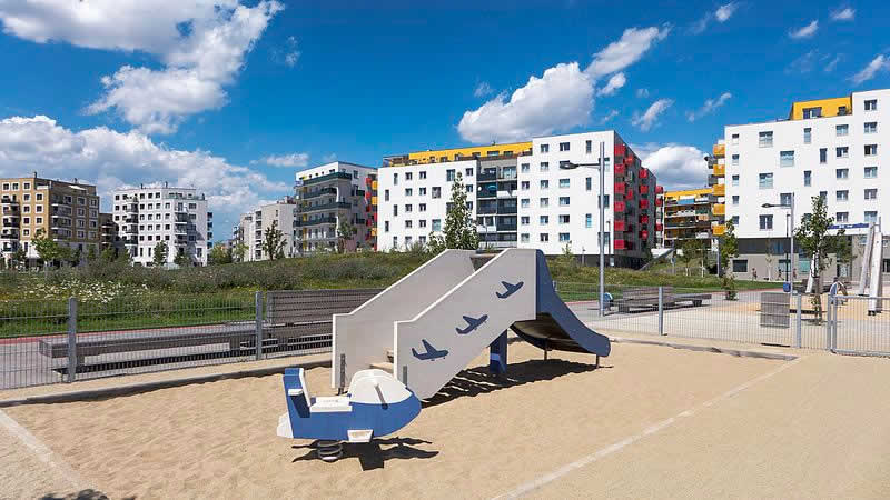 Hannah-Arendt-Park bei der Seestadt Aspern Wien