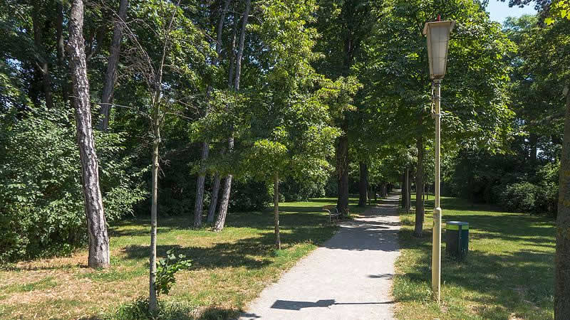 Hans-Hirsch-Park bei der Leopoldauer Straße Wien