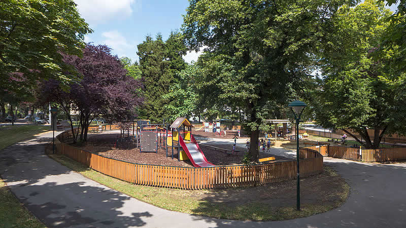 Hügelpark in Unter Sankt Veit in Wien-Hietzing