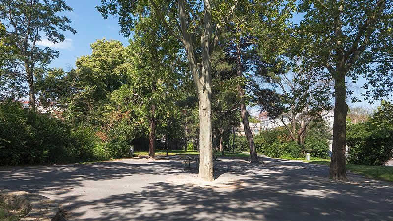 Karl-Seidl-Park beim Leopoldauer Platz in Wien 21