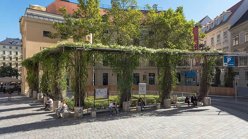 PaN-Garten in Wien 1