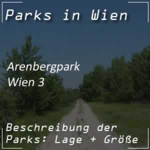 Arenbergpark in Wien bei der Landstraßer Hauptstraße