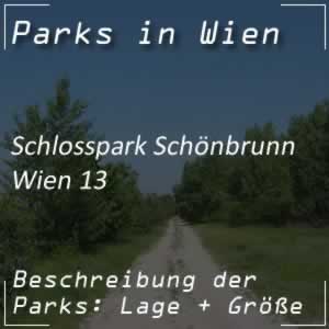 Schlosspark Schönbrunn in Wien 13