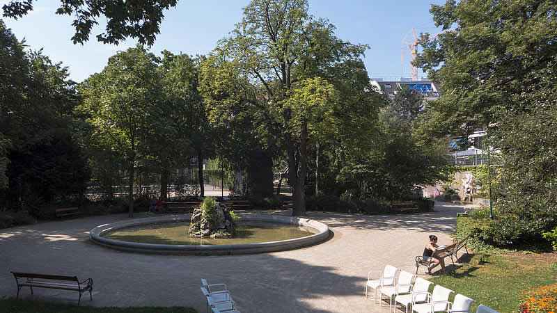 Sch&ouml;nbornpark in Wien 8