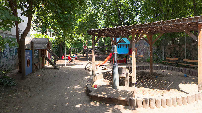 Siebensternpark in Wien-Neubau