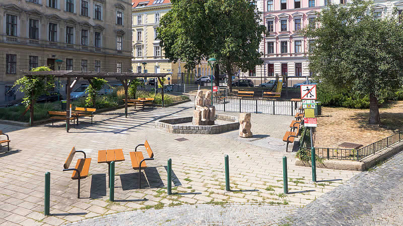 Vilma-Degischer-Park beim Währinger Gürtel in Wien