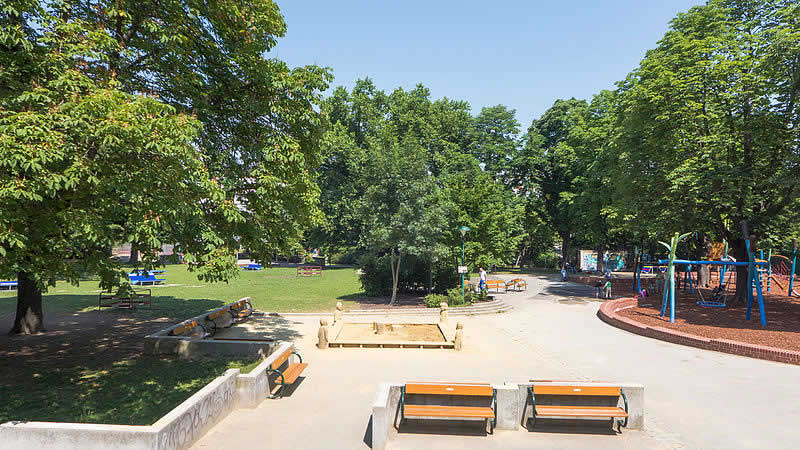 Wilhelmsdorfer Park in Wien 4