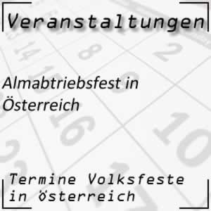 Almabtriebsfest Österreich