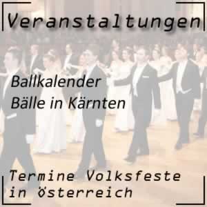 Ballkalender Kärnten Bälle