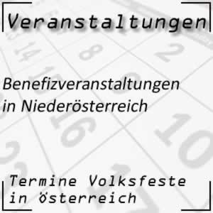 Benefizveranstaltungen in Niederösterreich