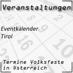 Eventkalender Tirol Veranstaltungen