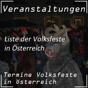 Liste der Volksfeste in Österreich