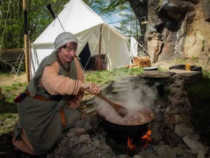 Mittelalterfest auf der Burgruine Aggstein