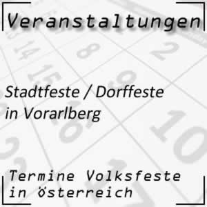 Dorffest Vorarlberg Stadtfest