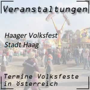 Haager Volksfest Stadt Haag