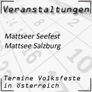 Volksfest Mattseer Seefest